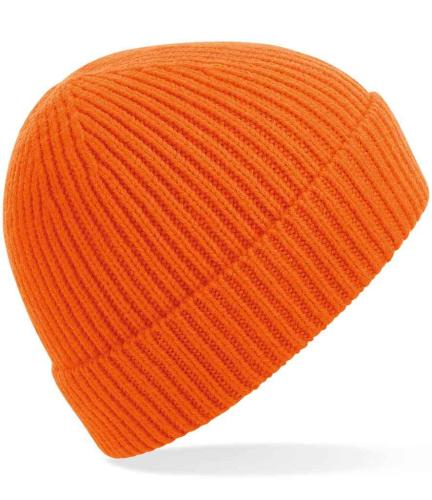Beechfield Engineered Knit Ribbed Beanie - ORA - ONE